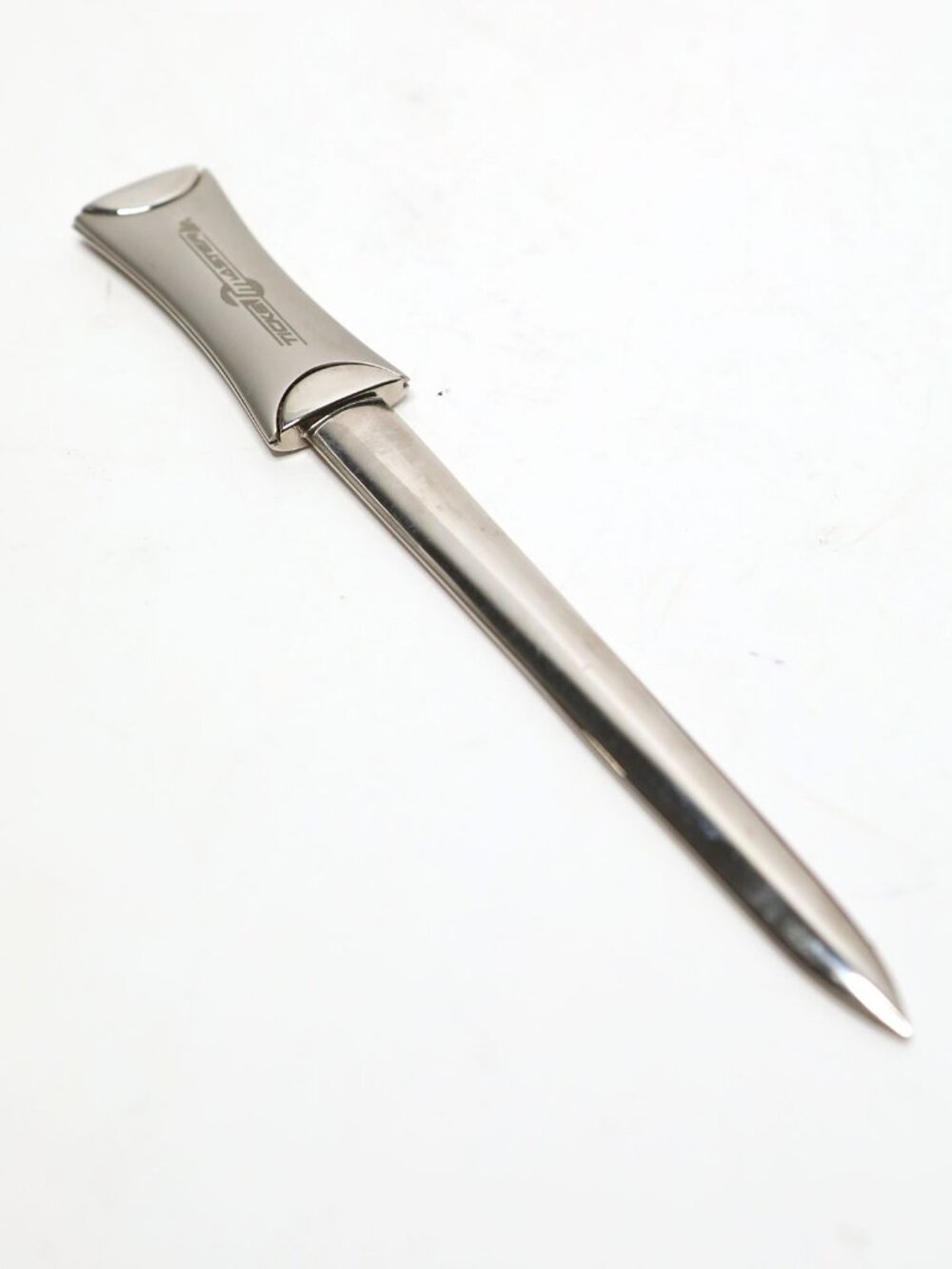 Vintage 90s Ticketmaster Branded Silver Metal Letter Opener Envelope Knife